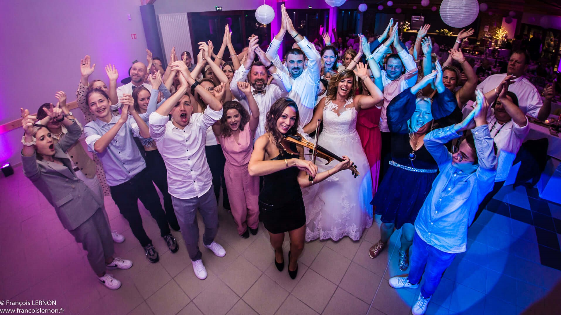 violoniste avec dj soiree mariage lille hauts de france
