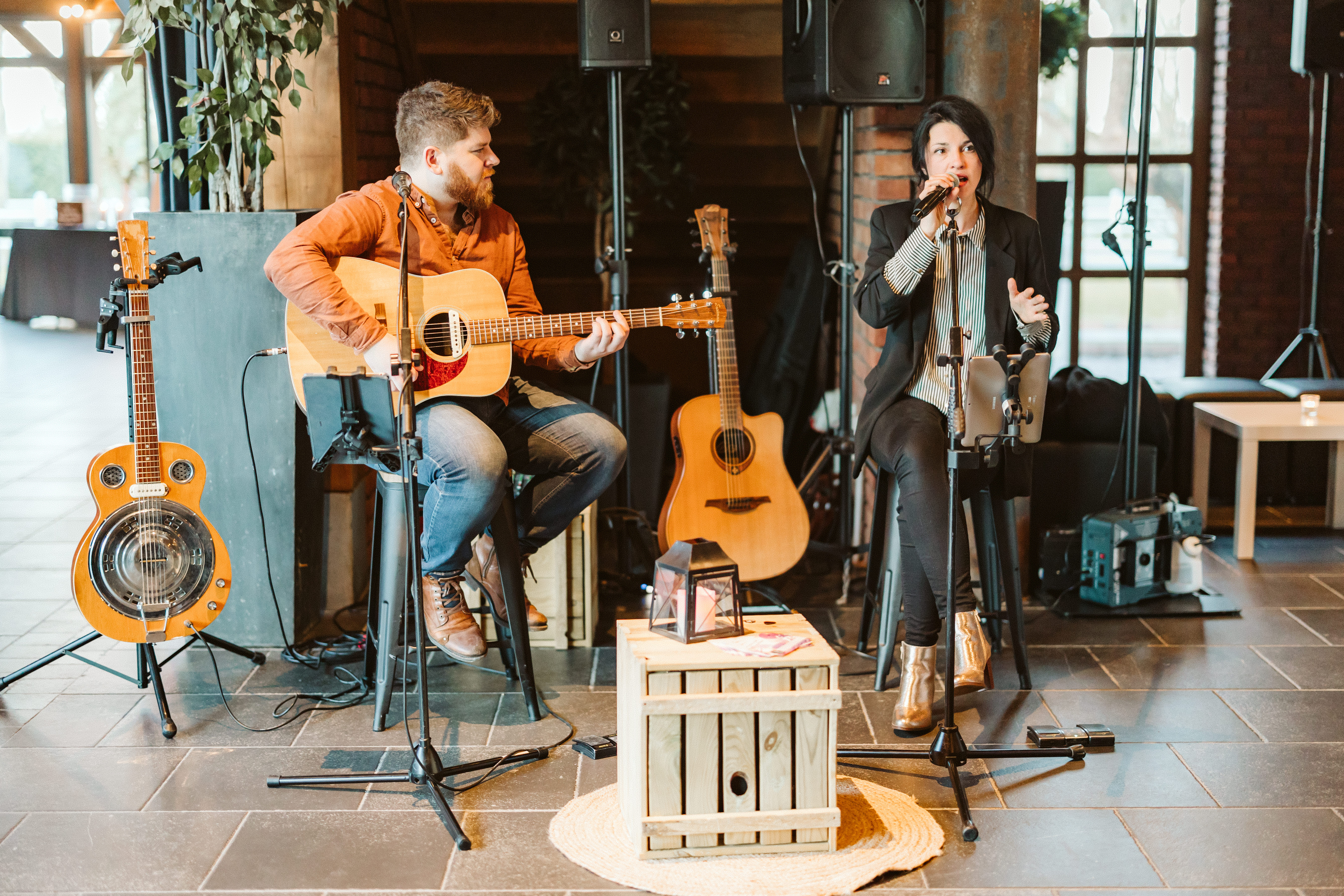Concert privé l’élégance du duo guitare-voix